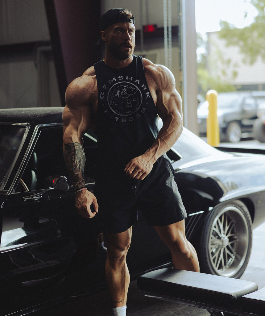 Gymshark Legacy Drop Arm Tank - Black 1