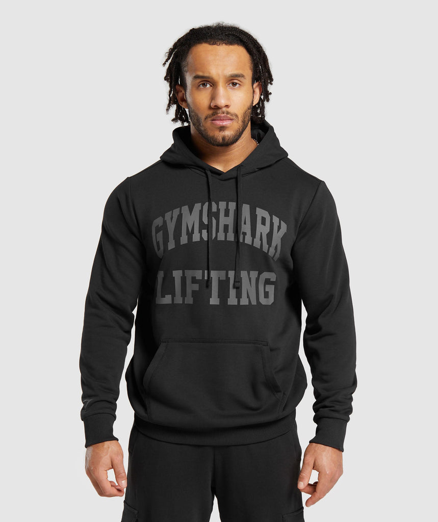 Gymshark Lifting Club Hoodie Black Gymshark