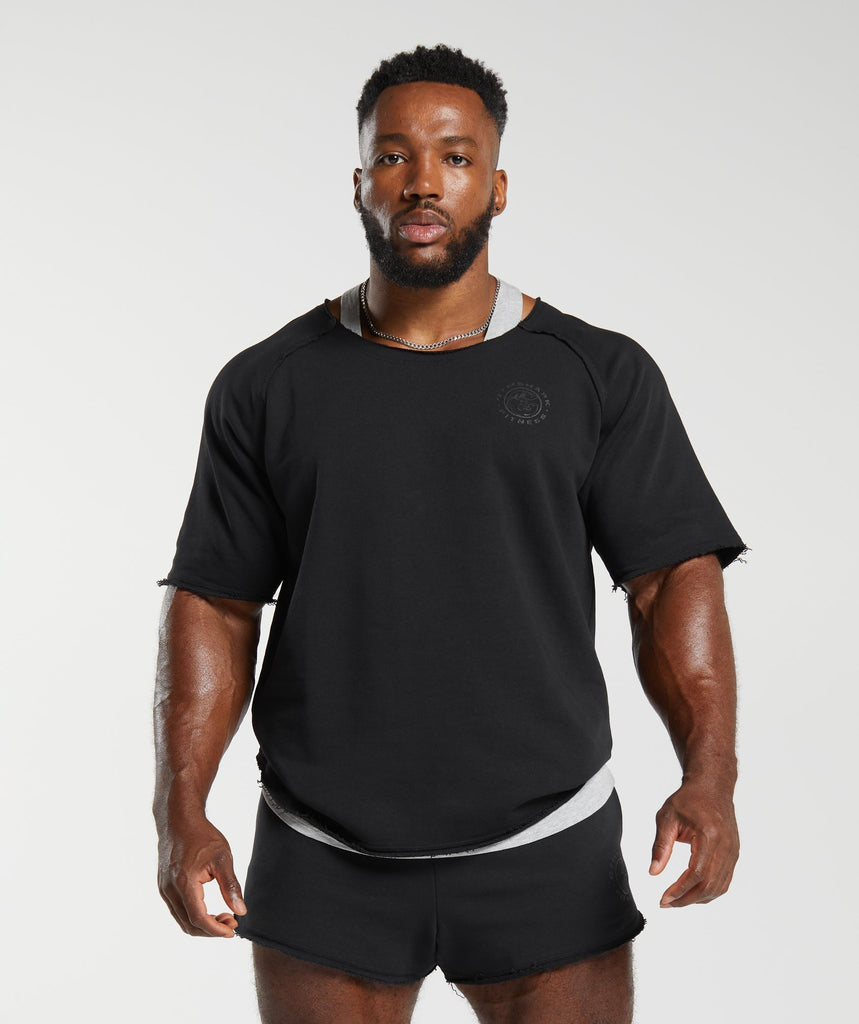 Gymshark Legacy Rag Top - Black 1