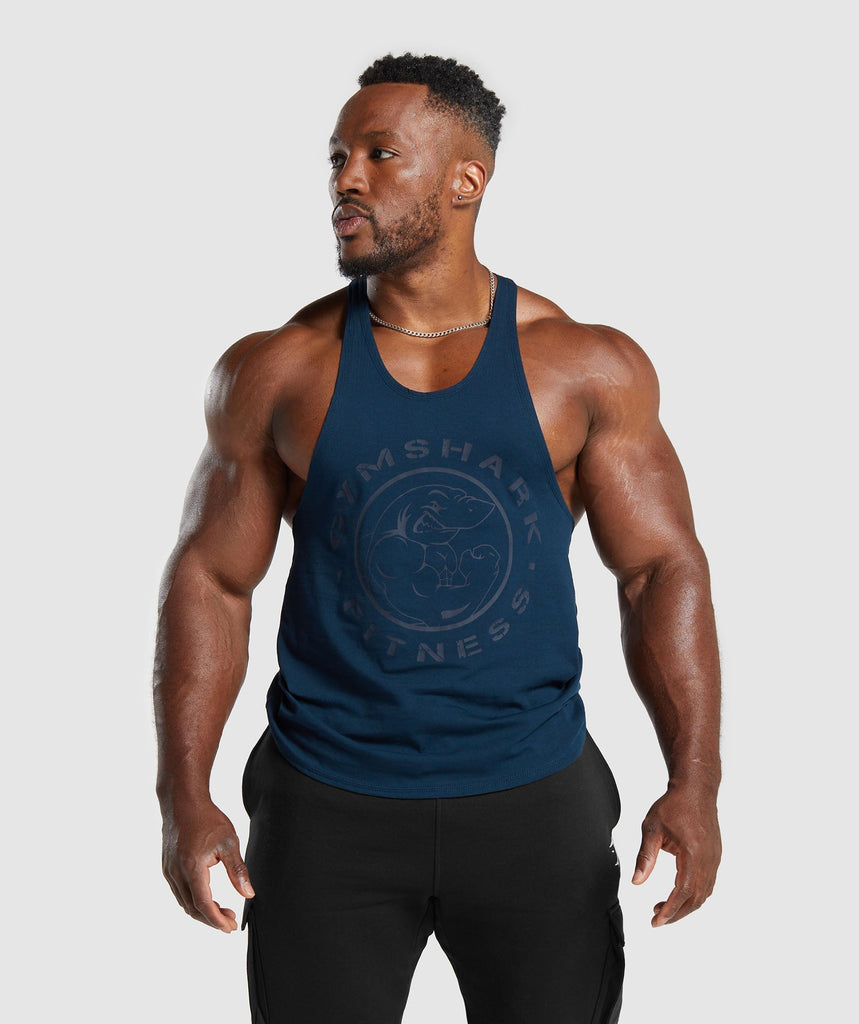 Gymshark Legacy Stringer - Navy 1