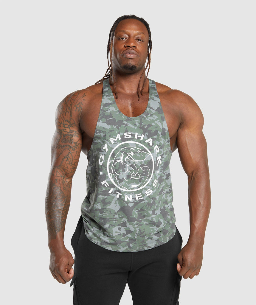 Gymshark Legacy Stringer - Unit Green 1