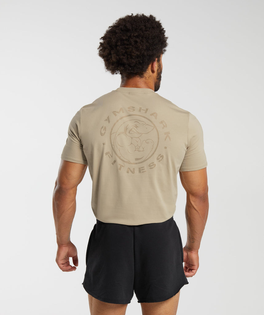 Gymshark Legacy T-Shirt - Desert Beige 1